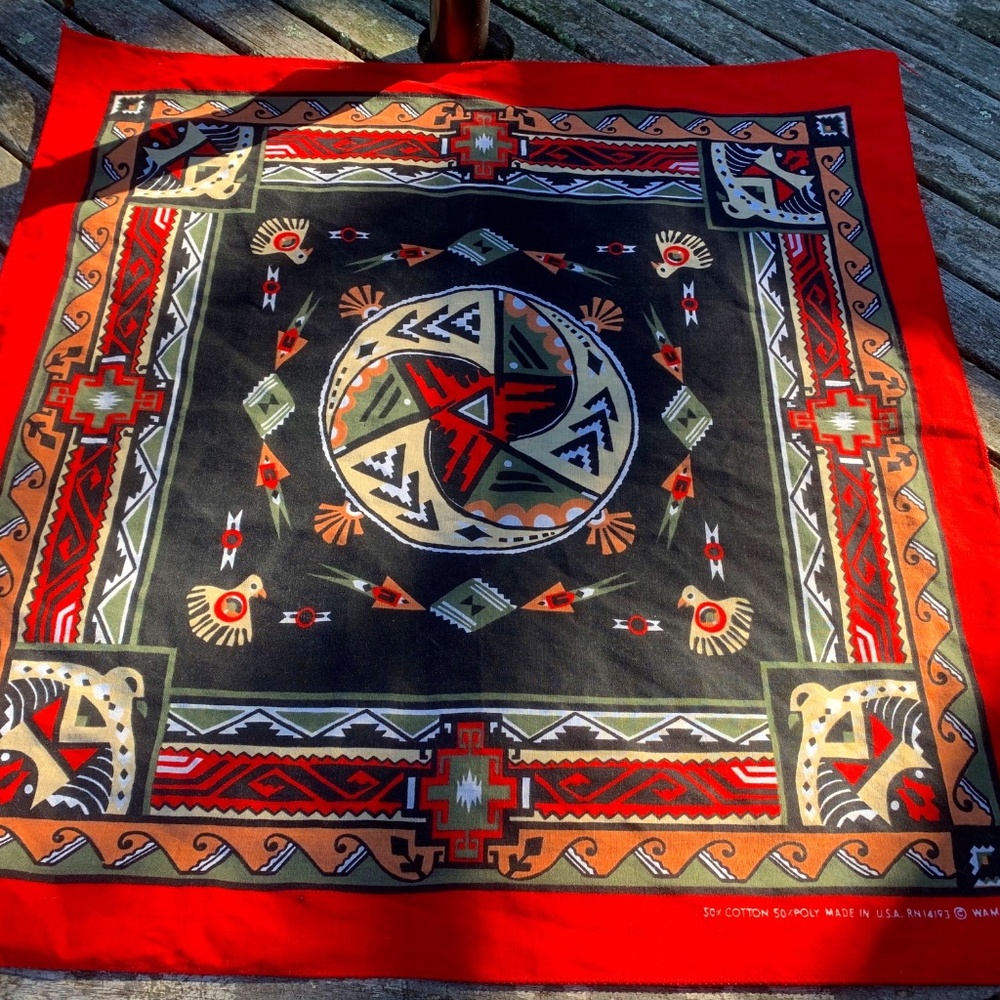 Native American Motive Scarf/Bandana